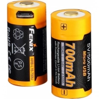 Аккумулятор 16340 Fenix 700 mAh Li-ion с разъемом для USB купить в Щелкове