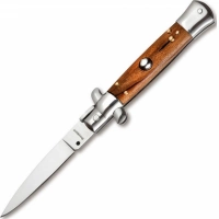 Автоматический складной нож нож Magnum Sicilian Needle Olive Wood, сталь 440A, рукоять дерево, 01MB279 купить в Щелкове