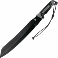 Мачете Gerber — Gator Golok Machete, сталь 65MN Carbon Steel Black Finish, рукоять ударопрочный пластик купить в Щелкове