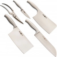 Набор кухонных ножей на подставке HuoHou 6-Piece Stainless Steel Kitchen Knife Set купить в Щелкове