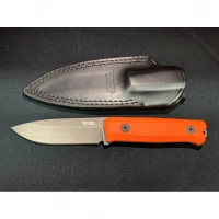 Нож LionSteel Bushcraft-R, сталь Sleipner, рукоять G10, оранжевый купить в Щелкове