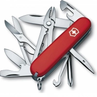 Нож перочинный Victorinox Deluxe Tinker, сталь X55CrMo14, рукоять Cellidor®, красный купить в Щелкове