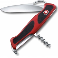 Нож перочинный Victorinox RangerGrip 63, сталь X55CrMo14, рукоять полиамид, красно-чёрный купить в Щелкове