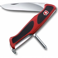 Нож перочинный Victorinox RangerGrip, сталь X50CrMoV15, рукоять нейлон, красно-чёрный купить в Щелкове