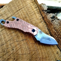 Складной нож Cinder Copper KERSHAW 1025CUX Designed by Rick Hinderer, сталь 3Cr13, рукоять медь купить в Щелкове