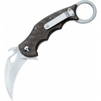 Складной нож Fox IKBS Ball Bearing Karambit, сталь Elmax, рукоять титановый сплав 6Al4V, чёрный купить в Щелкове