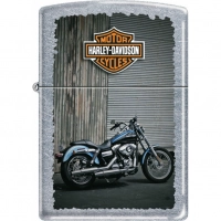 Зажигалка ZIPPO Harley-Davidson® Байк, с покрытием Street Chrome™, латунь/сталь, серебристая, 36x12x56 мм купить в Щелкове