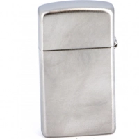 Зажигалка ZIPPO Slim® с покрытием Satin Chrome™, латунь/сталь, серебристая, матовая, 30х10×55 мм купить в Щелкове